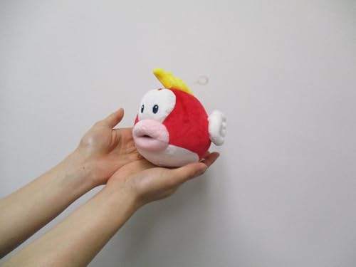 Peluche Cheep Cheep 13cm - Doudou Super Mario