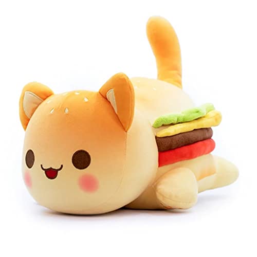 Peluche Chat Hamburger Kawaii - Doudou Fast-Food