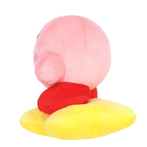 Peluche Kirby sur Étoile Warp 17cm - Doudou Nintendo