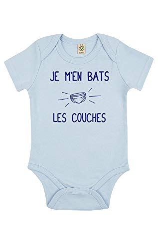 Body Bébé Humour Je m'en Bats Les Couches - 4 Tailles