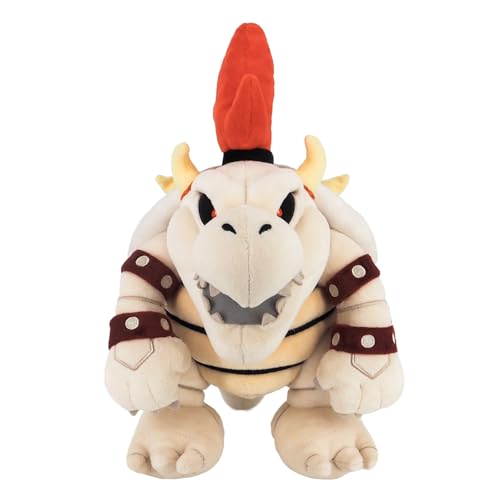 Peluche Bowser Squelette 32cm - Doudou Super Mario