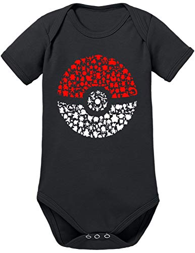 Body Bébé T-Shirt People - Noir