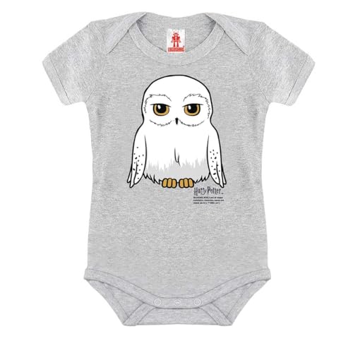 Body Bébé Hedwige - Harry Potter - Gris Chiné