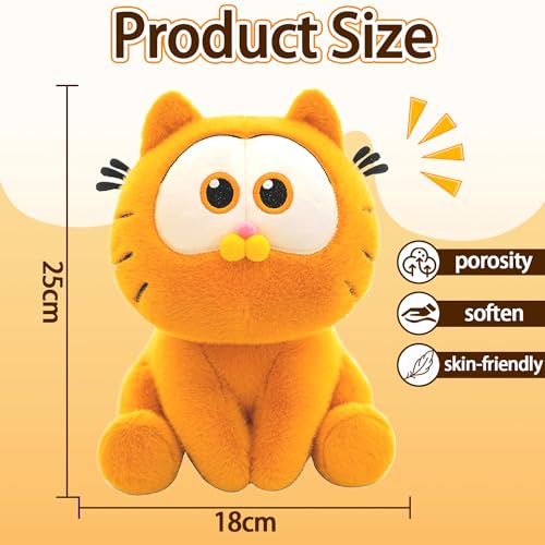 Peluche Garfield 25cm - Doudou Chat Orange