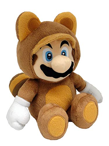 Peluche Tanooki Mario 21cm - Doudou Nintendo