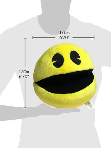 Peluche Pac-Man Fantôme Jaune 17cm - Doudou Gaming