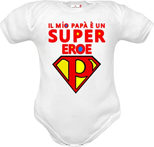 Body Bébé Super-Héros - Hommage aux Parents - 6 Tailles