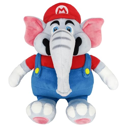 Peluche Mario Éléphant 27cm - Doudou Super Mario Wonder