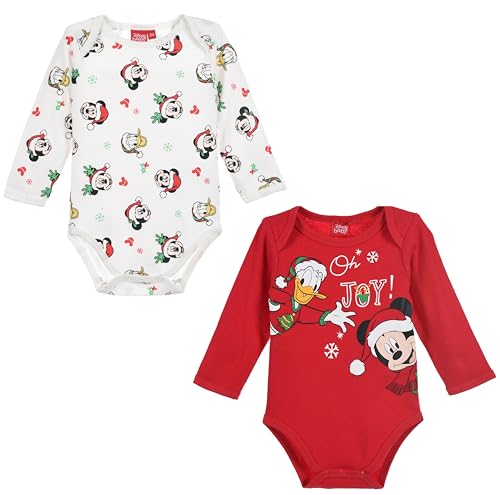 Body Bébé Mickey Mouse Disney - 2 Modèles Différents