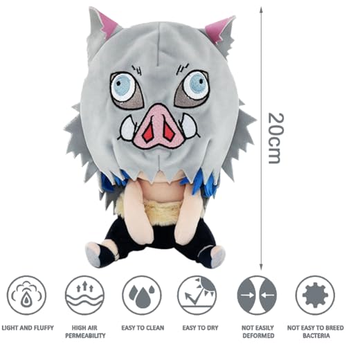 Peluche Inosuke 20cm - Doudou Demon Slayer