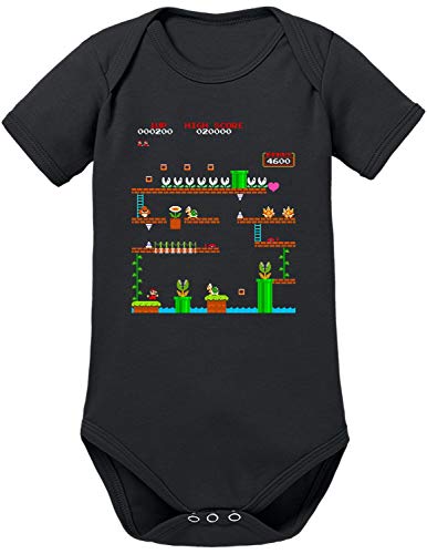 Body Bébé Rétro Mario & Donkey Kong - 1 Coloris