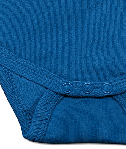 Body Bébé Macaron le Glouton – Rue Sésame – Coloris Bleu