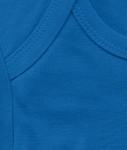 Body Bébé Macaron le Glouton – Rue Sésame – Coloris Bleu